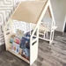 Load image into Gallery viewer, WALLY- Playhouse Inspired Bookshelf + Toy Shelf