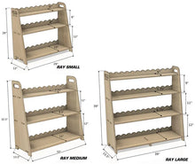 Load image into Gallery viewer, RAY- Scalloped Toy Shelf