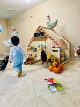 Load image into Gallery viewer, WALLY- Playhouse Inspired Bookshelf + Toy Shelf