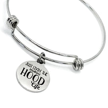 Load image into Gallery viewer, Mom Gift, Just Livin’ The (Mother)Hood Life Bracelet, Motherhood Gift, Gift For Mom, New Mom Braclet, Gift From Kids, Mothers Day Gift