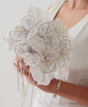 Load image into Gallery viewer, White Flower Bouquet – Ideal for Bridal, Quinceanera, or Proposal