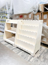 Load image into Gallery viewer, LORI SCALLOPED- Bookshelf + Toy Shelf Set