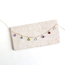 Load image into Gallery viewer, Rainbow Sparkler Necklace - Gold