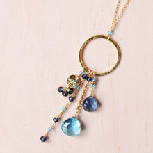Load image into Gallery viewer, Aquamarine and Iolite Ammil Necklace