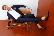 Load image into Gallery viewer, The Johannesburg Brown Leather Dress Loafer Men  Shoe