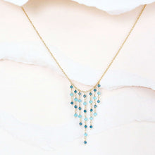 Load image into Gallery viewer, Mini Gemstone Fringe Necklaces