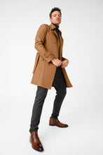 Load image into Gallery viewer, The Dallas Tan Leather Bit Ankle Zip-Up Dress Men Boot