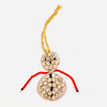 Load image into Gallery viewer, Paper Wire Snowman Ornament