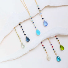 Load image into Gallery viewer, Blue Chalcedony Yoga Pendant
