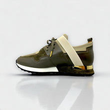Load image into Gallery viewer, The Reno Green Leather Men Sneaker Final Sale!