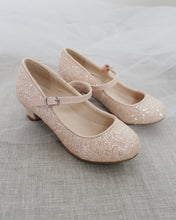 Load image into Gallery viewer, Rock Glitter Mary Jane with Glitter Heels for Girls