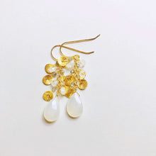 Load image into Gallery viewer, The Aurora Earring - White Chalcedony