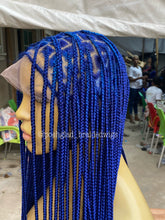 Load image into Gallery viewer, Shade knotless (PREMIUM BLUE) cost extra $50 for calf length
