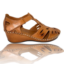 Load image into Gallery viewer, The Tonmawr Brown Leather Sandal Final Sale!