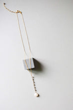 Load image into Gallery viewer, White Chalcedony Yoga Necklace