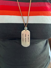 Load image into Gallery viewer, Recycled Aluminum Tag Necklace