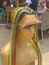 Load image into Gallery viewer, Pop Smoke Wig "Swiss Full Lace" Mixed Colors