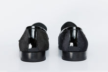 Load image into Gallery viewer, The Pontalto Leather Men Shoe Black Bit Loafer