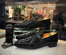 Load image into Gallery viewer, The King Black Bit Dress Loafer Men Shoe