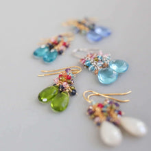 Load image into Gallery viewer, Peridot Quartz Bala Earrings