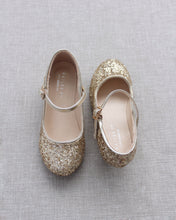 Load image into Gallery viewer, Rock Glitter Mary Jane with Glitter Heels for Girls