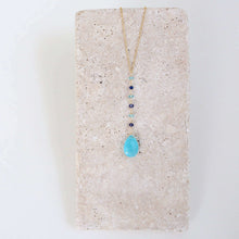 Load image into Gallery viewer, Blue Chalcedony Yoga Pendant