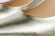 Load image into Gallery viewer, The Ege Gold Leather Pump Fuchsia Sole Women Shoe