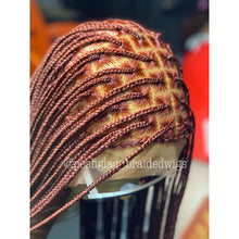 Load image into Gallery viewer, Knotless Braid Wig, HD Full Lace, color 350, Waist Length, Glueless - Gina
