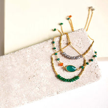 Load image into Gallery viewer, Green Jade Adjustable Stacking Bracelet