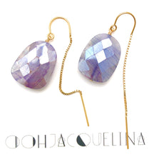 Load image into Gallery viewer, Moonstone Thread earrings