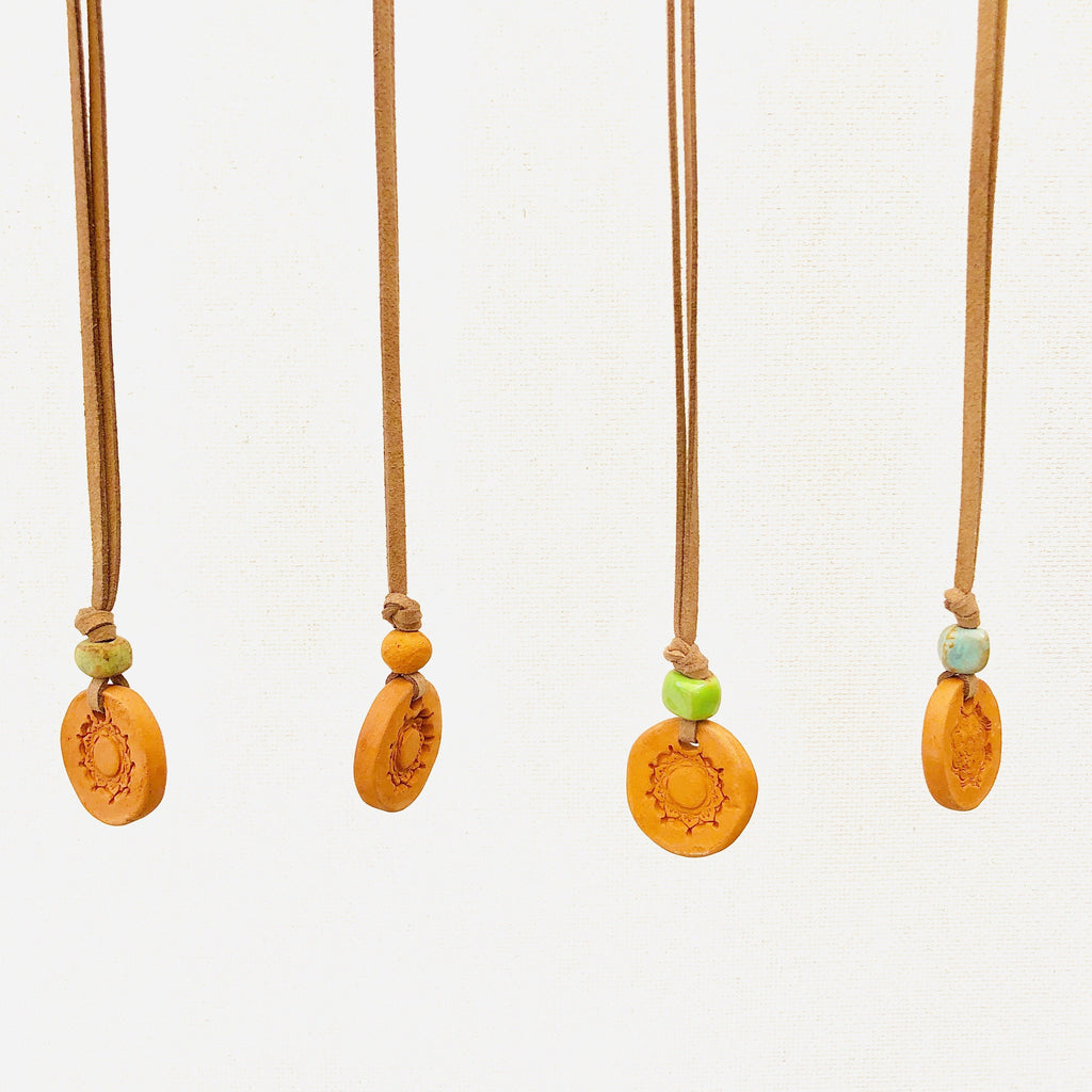 Aromatherapy Medallion Necklace