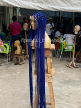 Load image into Gallery viewer, Shade knotless (PREMIUM BLUE) cost extra $50 for calf length