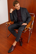 Load image into Gallery viewer, The Porto Alegre Burgundy Leather Derby Men Shoe