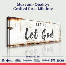 Load image into Gallery viewer, Let Go Let God Faith Sign