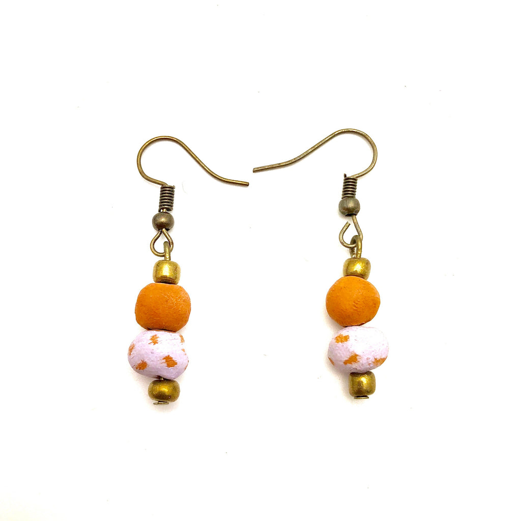 Antiqued Aromatherapy Earrings