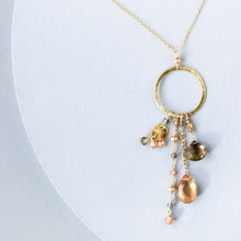 Load image into Gallery viewer, The Ammil Necklace - Citrine &amp; Smoky Quartz