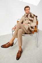 Load image into Gallery viewer, The Essen Brown Cap Toe Double Monk Strap Men Shoe