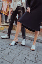 Load image into Gallery viewer, The Cymmer White Leather Women Sandal
