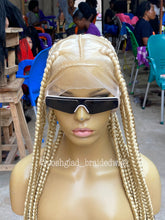 Load image into Gallery viewer, Knotless Braid Wig - Large Plaits  Bright Blonde - Taylor