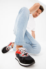 Load image into Gallery viewer, The Tyler Black Leather Men Sneaker Final Sale!