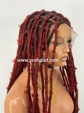 Load image into Gallery viewer, Distress Locs Wig (100% Human Hair Lace Base) Ready To Ship - Rosemary