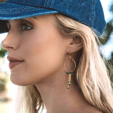Load image into Gallery viewer, Green Apatite Mini Swing Earrings
