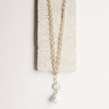 Load image into Gallery viewer, Smoky Quartz Pearl Convertible Necklace