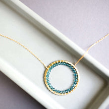 Load image into Gallery viewer, London Blue Quartz Halo Jewelry Set