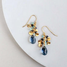 Load image into Gallery viewer, Iolite Aurora Earrings
