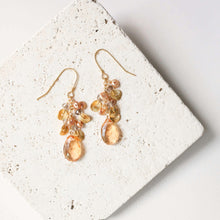 Load image into Gallery viewer, Citrine Aurora Earrings
