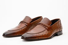 Load image into Gallery viewer, The Johannesburg Brown Leather Dress Loafer Men  Shoe