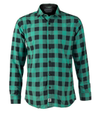 The Titan - Black/Green Plaid Long Sleeve