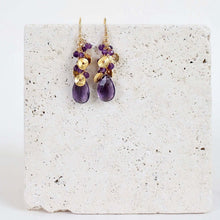 Load image into Gallery viewer, Amethyst Aurora Earrings