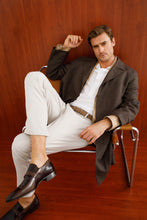 Load image into Gallery viewer, The Kazablanka Brown Leather Bit Loafer Men  Shoe
